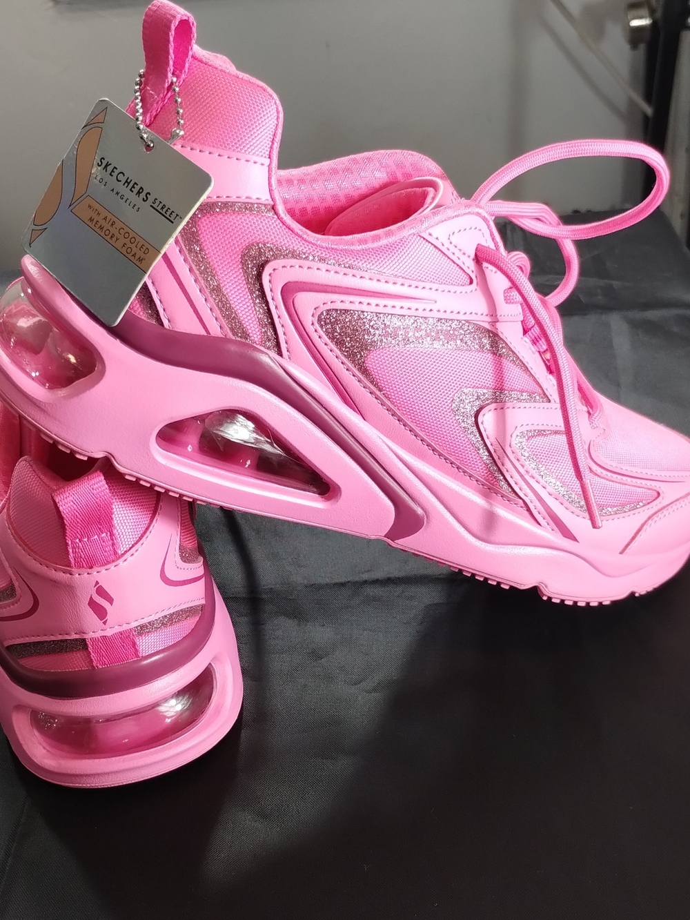 Skechers Street Pink Athletic Sneakers for Women